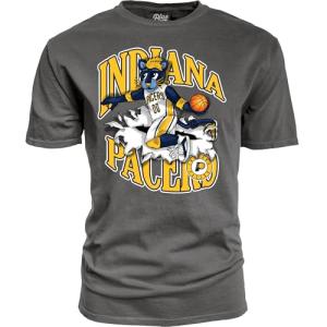 NBA Black Ringspun Slam Mascot T-Shirt