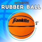 Franklin Sports Mini Basketballs with Pump - 3 Pack