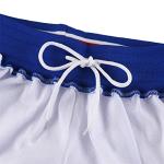 Men's Space Movie Basketball Shorts - White/Black, XXL