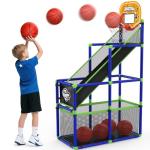 EagleStone Adjustable Indoor Basketball Hoop for Kids