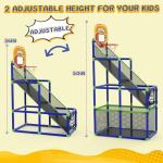 EagleStone Adjustable Indoor Basketball Hoop for Kids