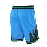 BOOMLEMON Men's Graphic Print Basketball Shorts - Forest Blue
