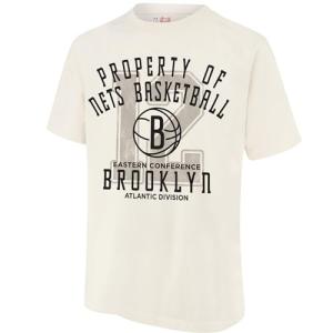 Men's Soft Nostalgic Basketball T-Shirt in Cream