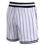 Men's 7-Inch Striped Basketball Workout Shorts