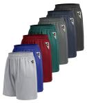 7-Pack Men's Quick-Dry Athletic Basketball Shorts