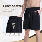 7-Pack Men's Quick-Dry Athletic Basketball Shorts