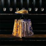 BOOMLEMON Men's Retro Paisley Basketball Shorts