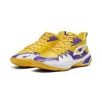 PUMA Men's Genetics Basketball Shoes - Yellow/White