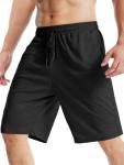 Aolesy Men's Lightweight 9" Basketball Gym Shorts
