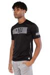 Ultra Game Men's Black Basketball Tee, X-Large
