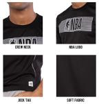 Ultra Game Men's Black Basketball Tee, X-Large