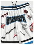 VIPWOLF Men's Y2K Graphic Basketball Workout Shorts