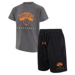 Boys' Crunch TIME Basketball Short Set, Heather Charcoal