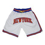 Men's Quick Dry Basketball Shorts with Pockets - White