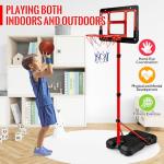 Adjustable Kids Basketball Hoop Set for Toddlers