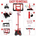 Adjustable Kids Basketball Hoop Set for Toddlers