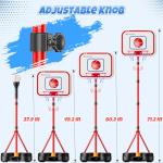 HopeRock Kids 2-in-1 Basketball and T-Ball Set