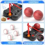 HopeRock Kids 2-in-1 Basketball and T-Ball Set