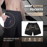 Men's Lightweight Quick-Dry Basketball Shorts - 5 Pack