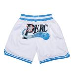 Men's #30 Perc O'Cet Basketball Shorts - White