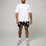 DIOTSR Men's Summer Graphic Shorts - Light Blue
