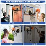 Mini Basketball Hoop with Scoreboard and LED Light