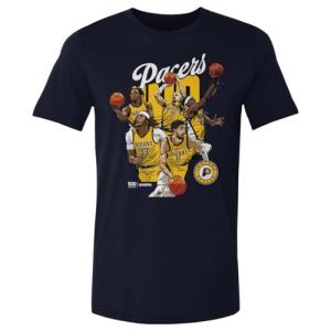 Indiana Pacers Starting 5 T-Shirt - True Navy