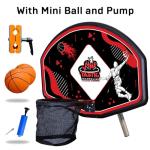 Trampoline Basketball Hoop with Mini Ball and Pump