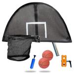 Trampoline Basketball Hoop with Mini Balls and Pump
