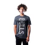 Chicago Bulls Men's Logo Tee Shirt - Charcoal