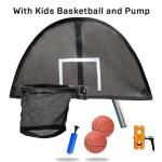 Trampoline Basketball Hoop with Mini Balls and Pump