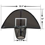 Trampoline Basketball Hoop with Mini Balls and Pump