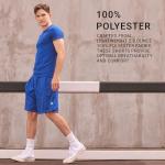 Russell Athletic Mesh Pocket Shorts for Men, Maroon