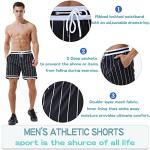 Men's Mesh Basketball Workout Shorts with Pockets