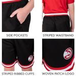 Boys' Black Knit Basketball Training Shorts