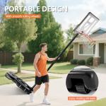Adjustable Portable Basketball Hoop for All Ages