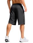 Men's Quick-Dry Basketball Shorts with Zipper Pocket