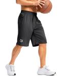 Men's Quick-Dry Basketball Shorts with Zipper Pocket