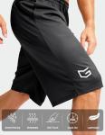 Men's Quick-Dry Basketball Shorts with Zipper Pocket
