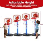 Adjustable Indoor Basketball Hoop for Toddlers