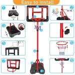 Adjustable Mini Basketball Hoop for Kids
