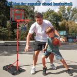 Adjustable Mini Basketball Hoop for Kids
