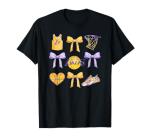 Los Angeles Lakers Bow Grid Basketball T-Shirt