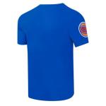 NY Knicks Classic Chenille Cotton Tee - Royal Blue