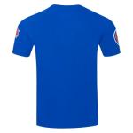 NY Knicks Classic Chenille Cotton Tee - Royal Blue