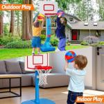 Mini Basketballs Set with Pump - 4 Pack