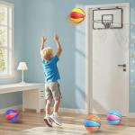 Mini Basketballs Set with Pump - 4 Pack