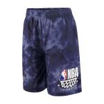 Boys' NBA Logo Cotton Basketball Shorts in Navy