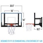 Franklin Sports Adjustable Wall Mounted Basketball Hoop