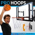 Franklin Sports Adjustable Wall Mounted Basketball Hoop